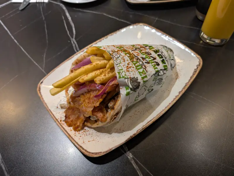 Gyros di maiale fatti in casa