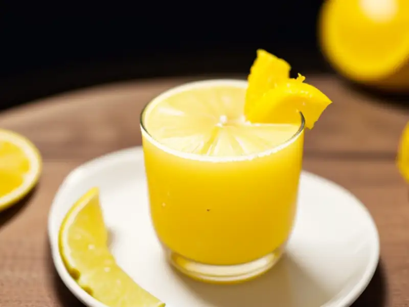 Batida all’ananas con cachaça