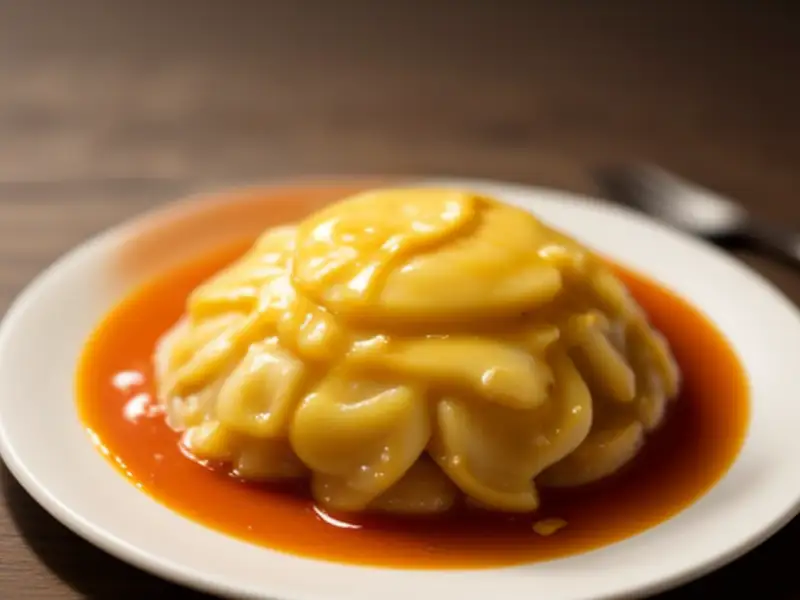 Fufu con salsa chiara