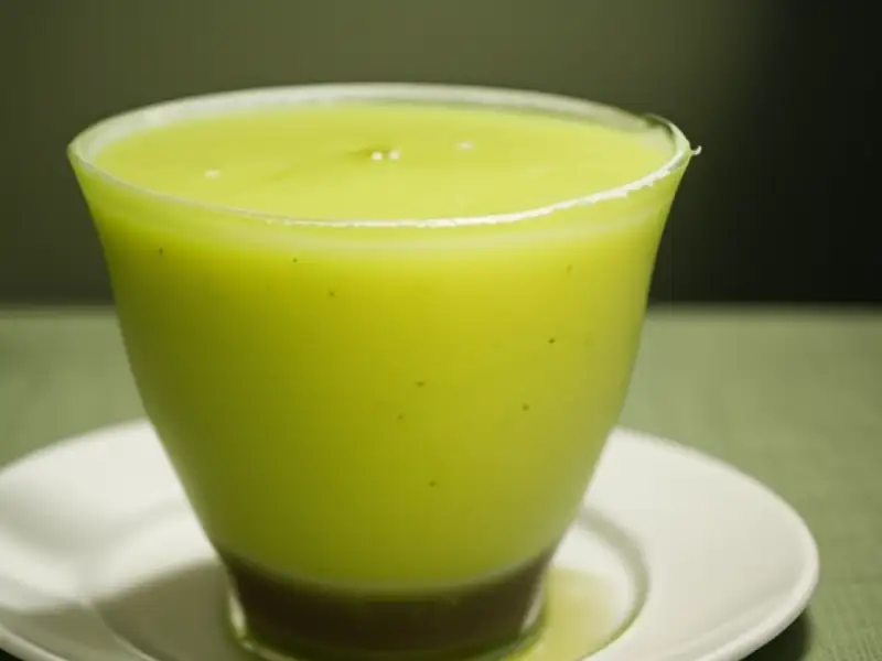 Frullato di mango verde allo sciroppo