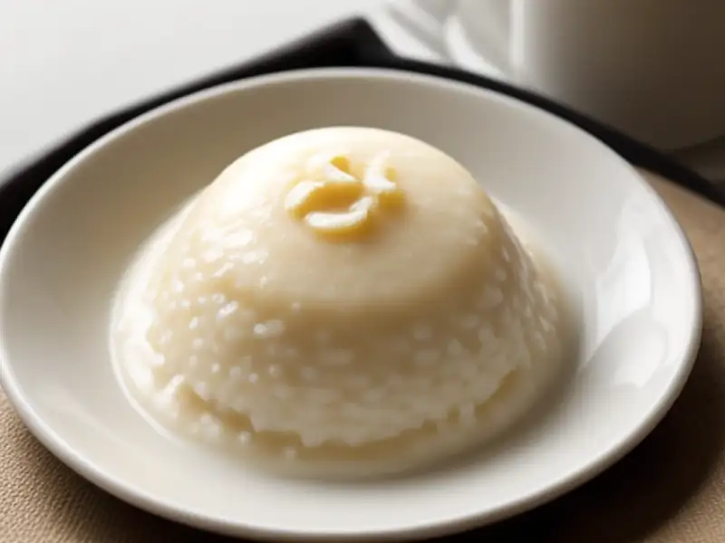 Riso al latte greco al limone e vaniglia