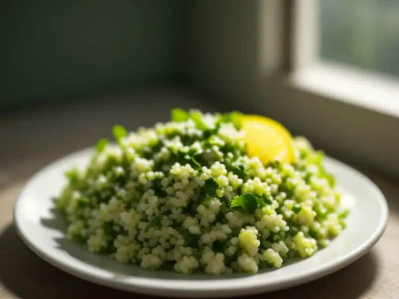 Tabbouleh di bulgur con menta e limone